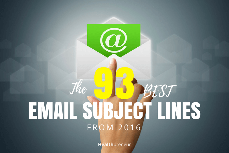 best email subject lines