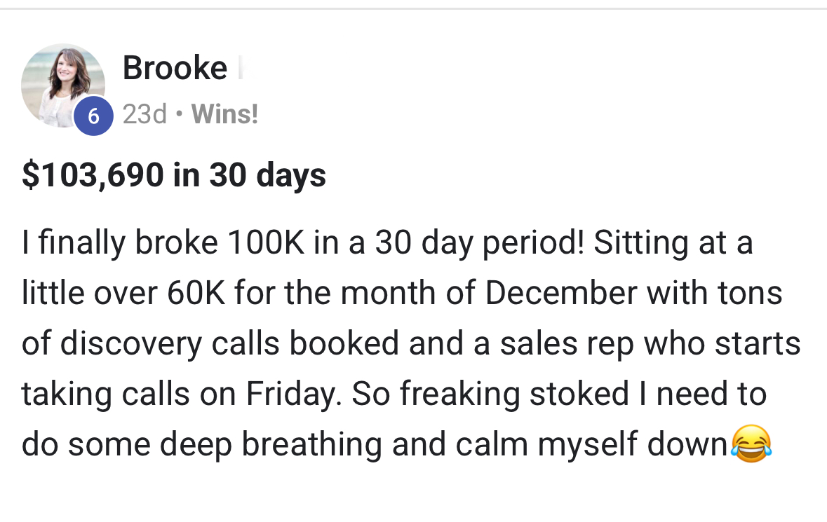 Brooke, nurse practitioner and Healthpreneur client